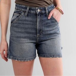 Lee Vintage Modern High Rise Denim Carpenter Shorts size 27